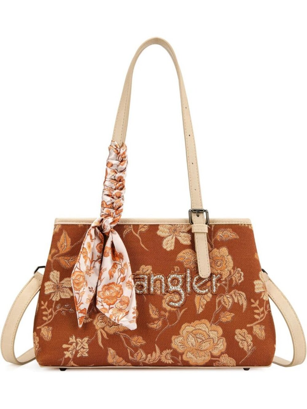 Vintage Floral Embroidered Satchel Bag for Women | Stylish Purse with Shoulder